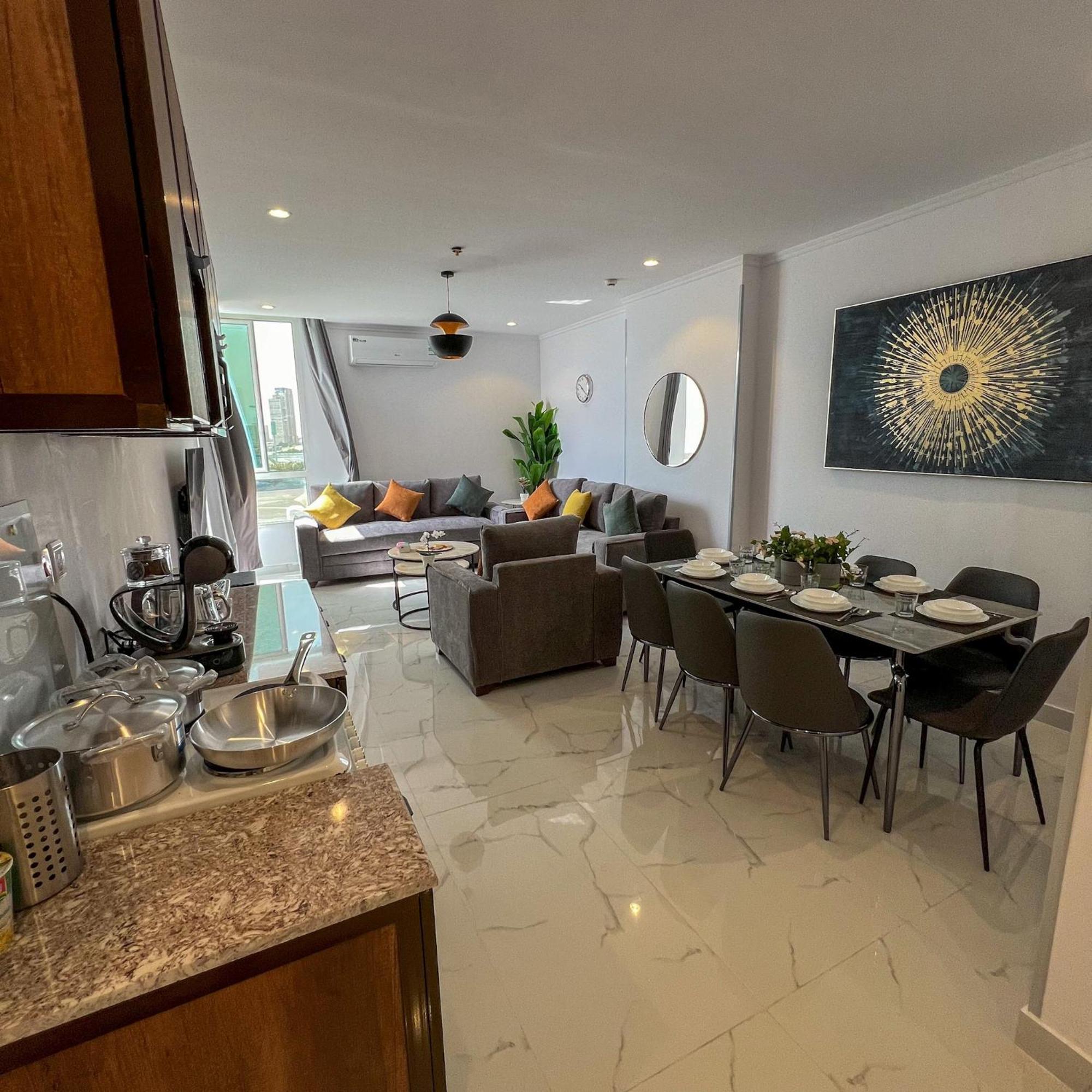 The Red Sea Apartment شقة البحر الأحمر Džidda Exteriér fotografie